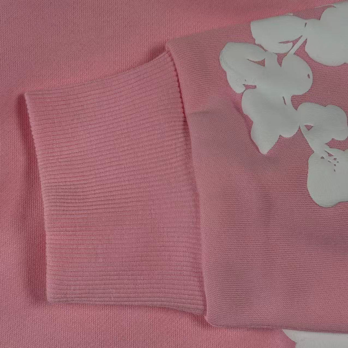 DENIM TEARS – Felpa con cappuccio rosa