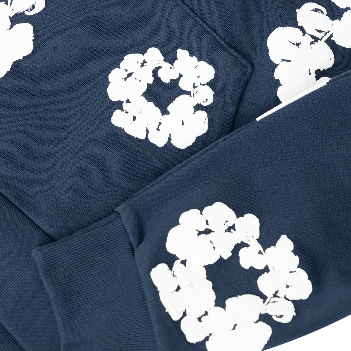 DENIM TEARS – Felpa con cappuccio Blu scuro