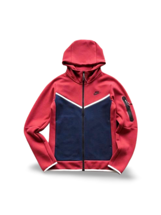 NK TECH FLEECE – BORDEAUX/BLU SCURO (completa)