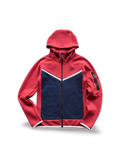 NK TECH FLEECE – BORDEAUX/BLU SCURO (completa)