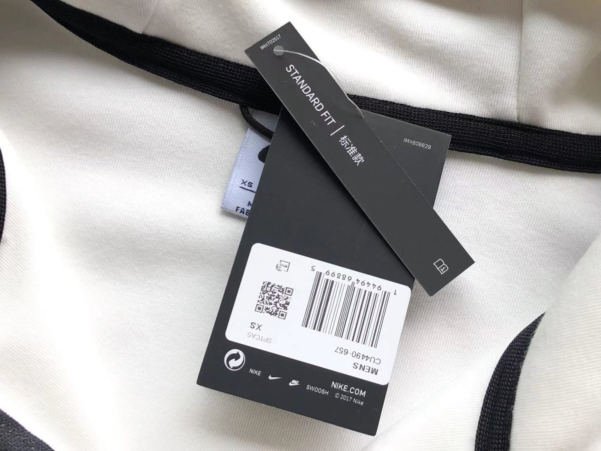 NK TECH FLEECE – BIANCO/GRIGIO (completo)