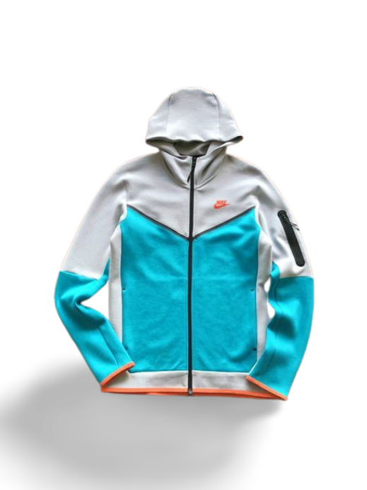 NK TECH FLEECE – AZZURRO/GRIGIO (completa)