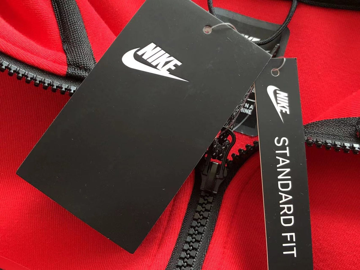 NK TECH FLEECE – ROSSO (completo)