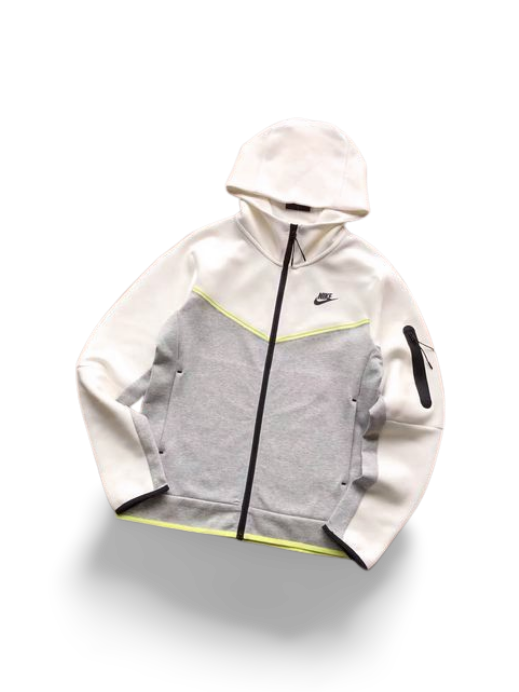 NK TECH FLEECE – BIANCO/GRIGIO (completo)