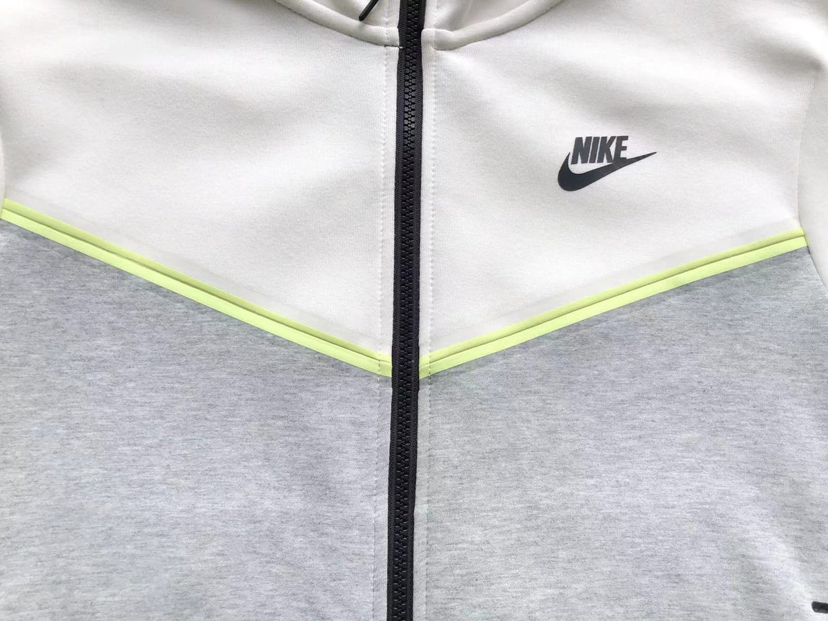 NK TECH FLEECE – BIANCO/GRIGIO (completo)