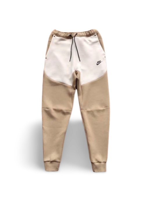 NK TECH FLEECE – MANDORLA MARRONE/BIANCO (completo)