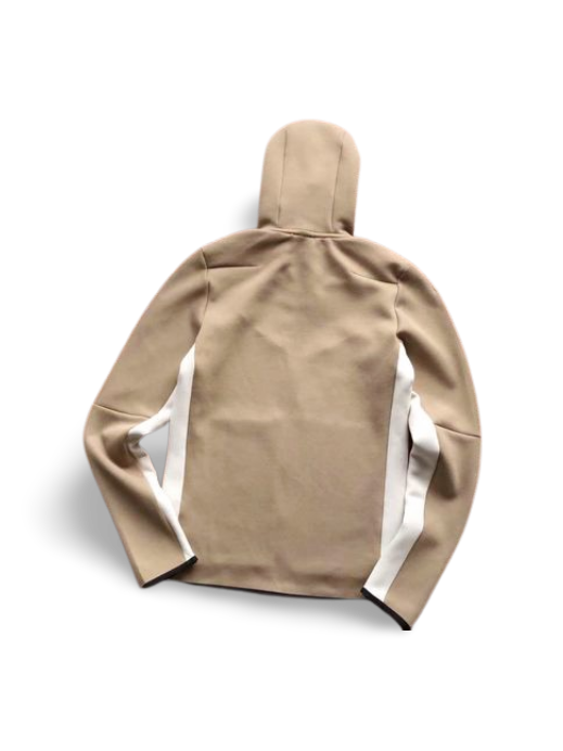 NK TECH FLEECE – MANDORLA MARRONE/BIANCO (completo)