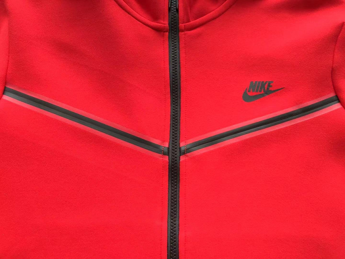 NK TECH FLEECE – ROSSO (completo)