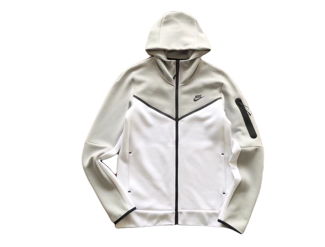 NK TECH FLEECE – GRIGIO/BIANCO (completo)