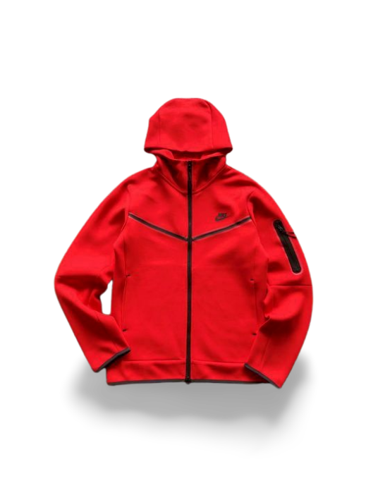NK TECH FLEECE – ROSSO (completo)